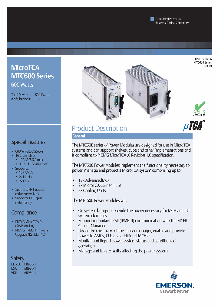 MTC600-ACNR16S1J_4298937.PDF Datasheet