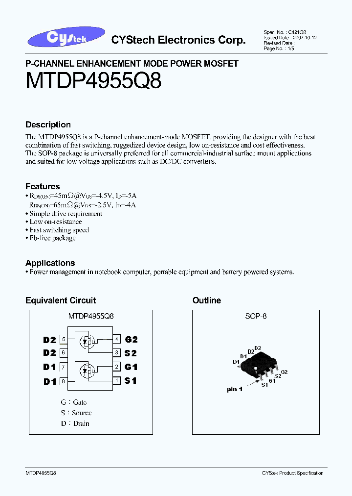 MTDP4955Q8_4521218.PDF Datasheet