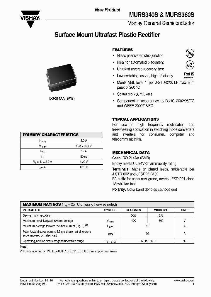 MURS340S_4258096.PDF Datasheet