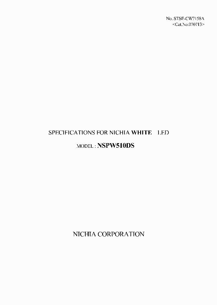 NSPW510DS_4225134.PDF Datasheet