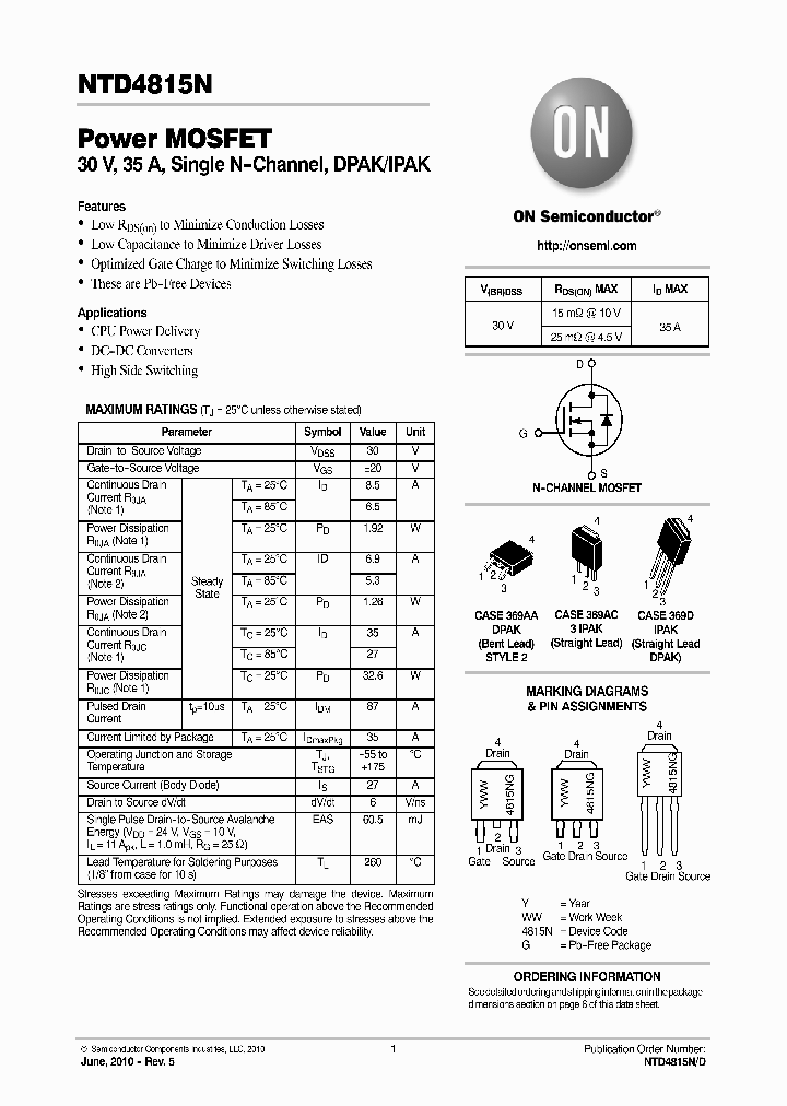 NTD4815N-35G_4912767.PDF Datasheet