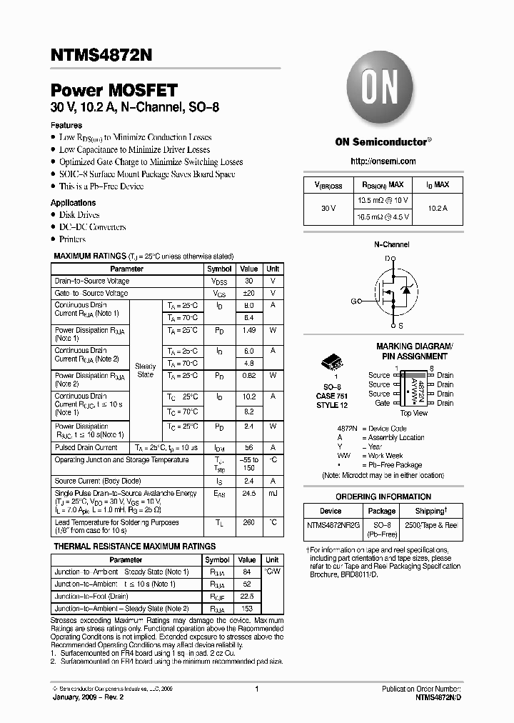 NTMS4872N_4844714.PDF Datasheet