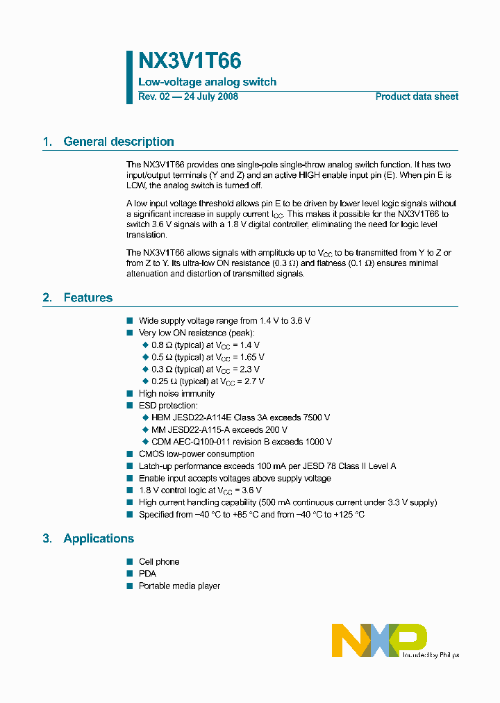 NX3V1T66GM_4822791.PDF Datasheet