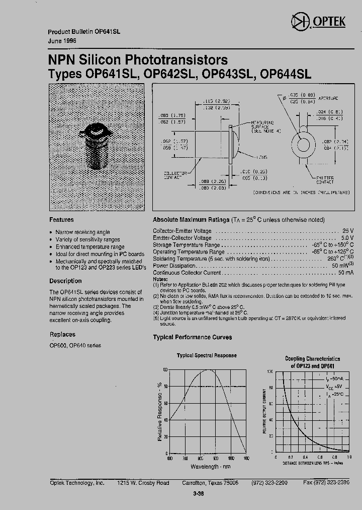 OP644SL_4195929.PDF Datasheet Download --- IC-ON-LINE