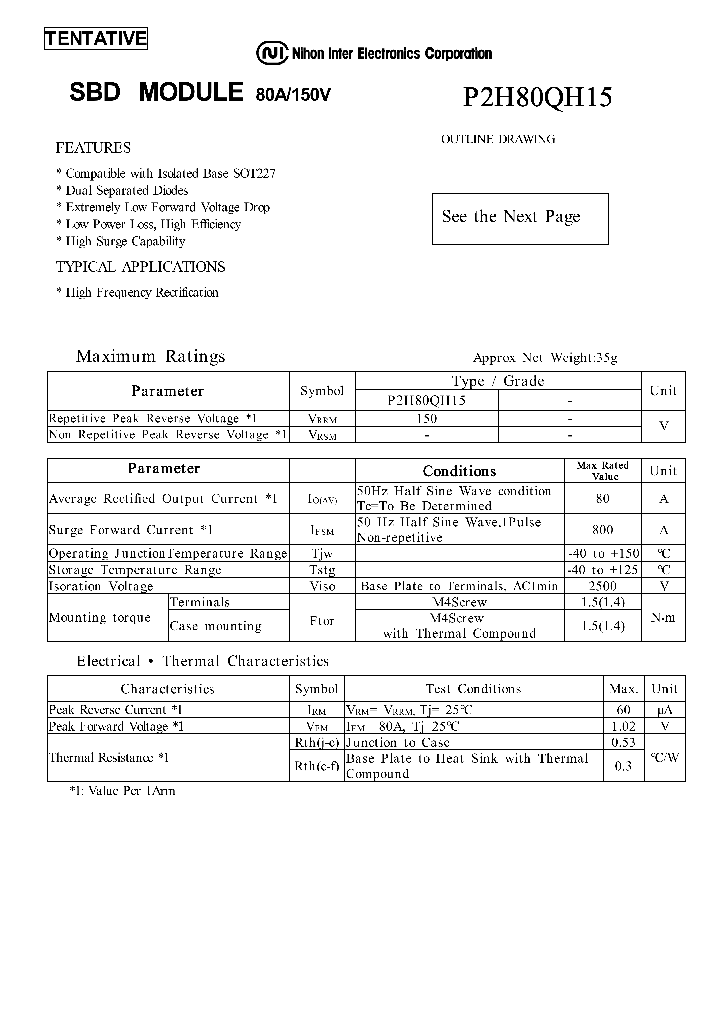 P2H80QH15_4369850.PDF Datasheet