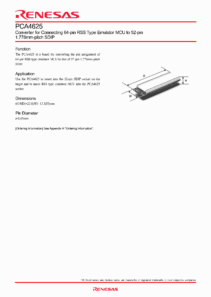 PCA4625_4260737.PDF Datasheet