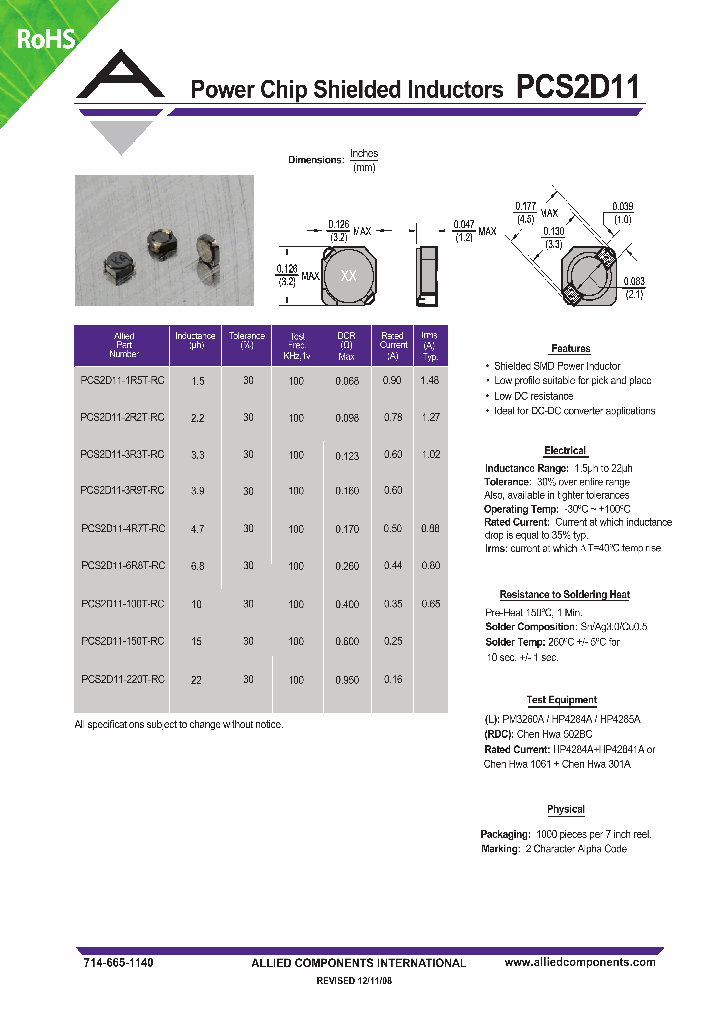 PCS2D11-220T-RC_4463226.PDF Datasheet