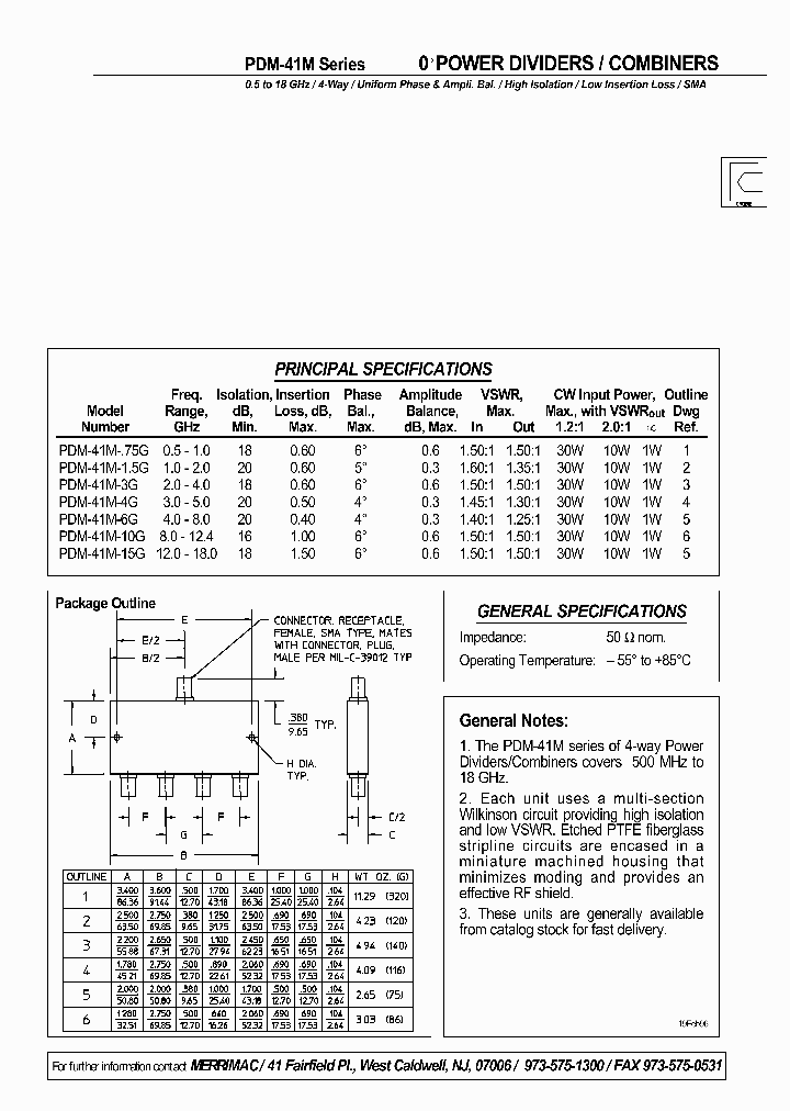 PDM-41M-4G_4817606.PDF Datasheet Download --- IC-ON-LINE