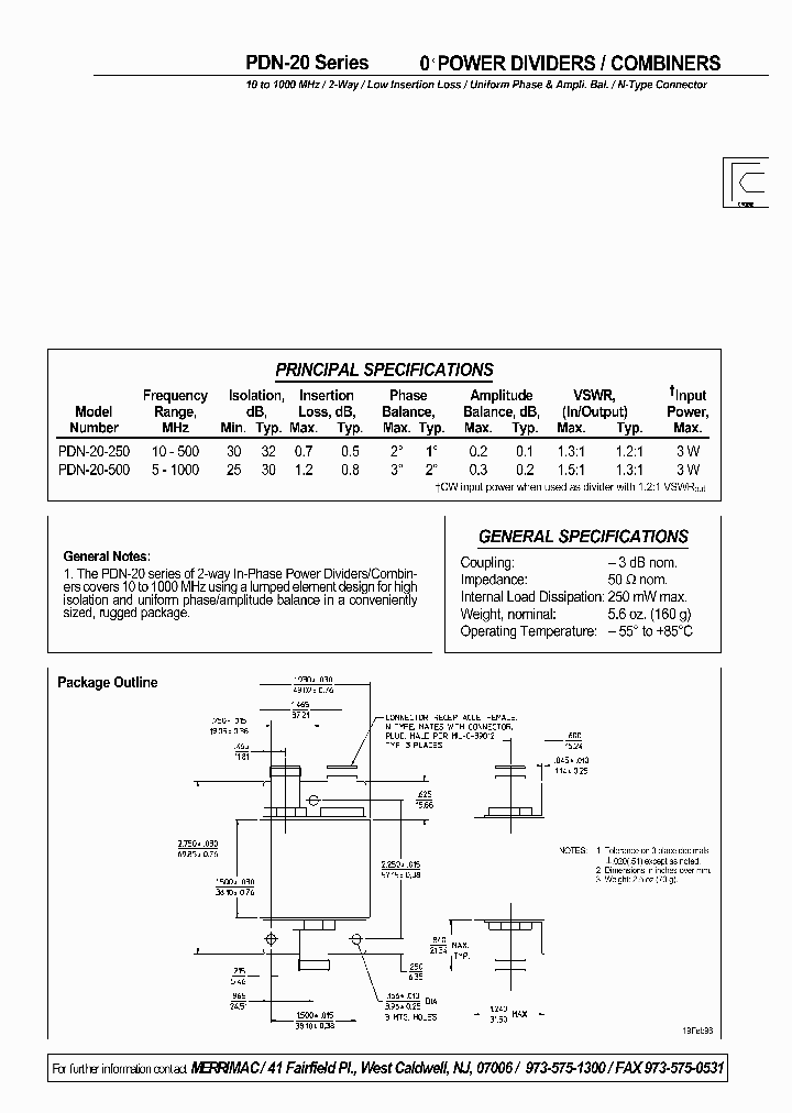 PDN-20-250_4372374.PDF Datasheet Download --- IC-ON-LINE