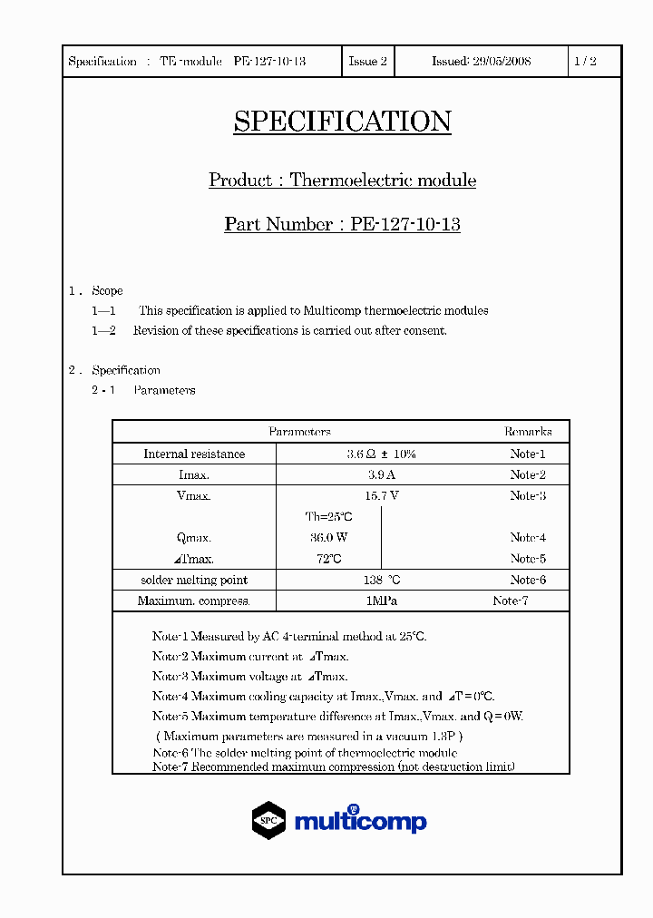 PE-127-10-13_4648868.PDF Datasheet