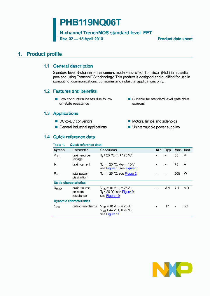 PHB119NQ06T_4744206.PDF Datasheet