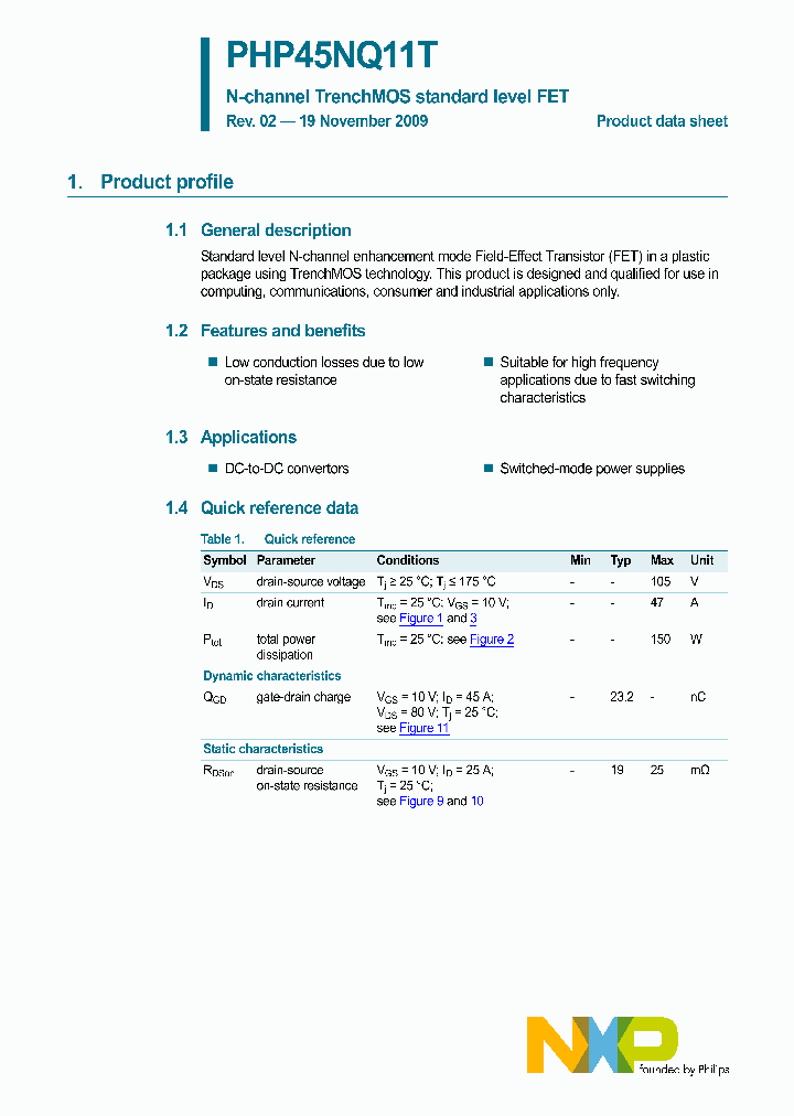 PHP45NQ11T_4564253.PDF Datasheet