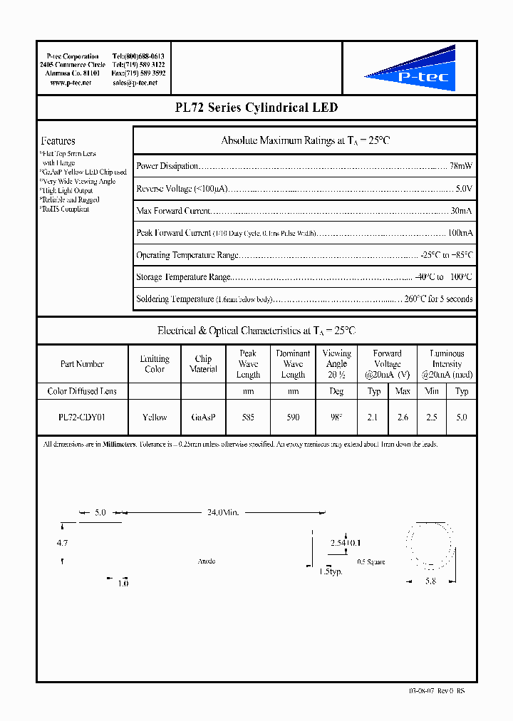 PL72-CDY01_4523266.PDF Datasheet