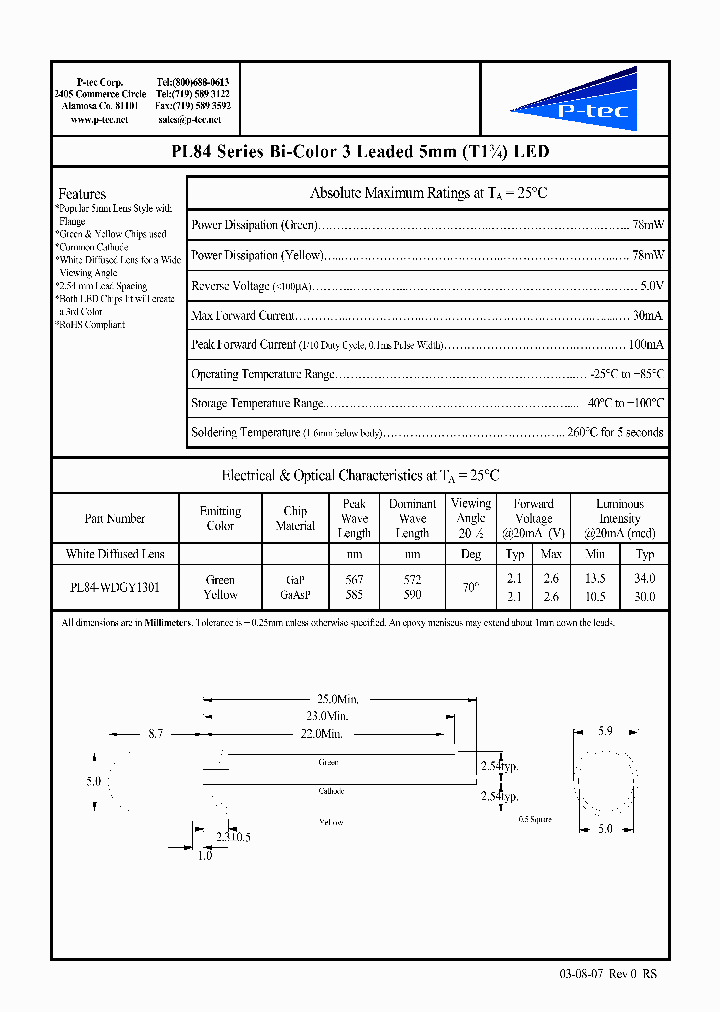 PL84-WDGY1301_4548230.PDF Datasheet