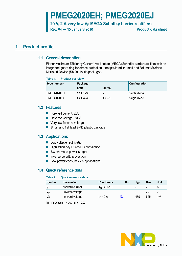 PMEG2020EH_4845250.PDF Datasheet