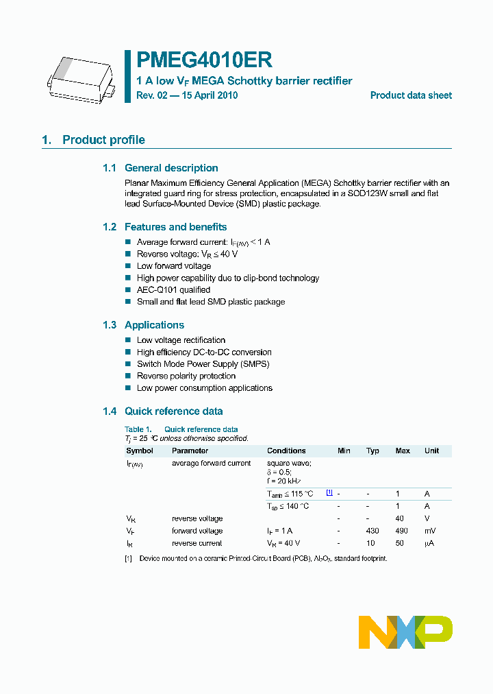 PMEG4010ER10_4620438.PDF Datasheet