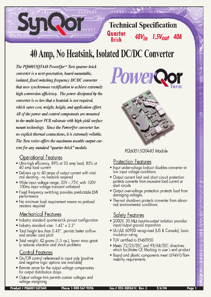 PQ60015QTA40PKS_4491155.PDF Datasheet