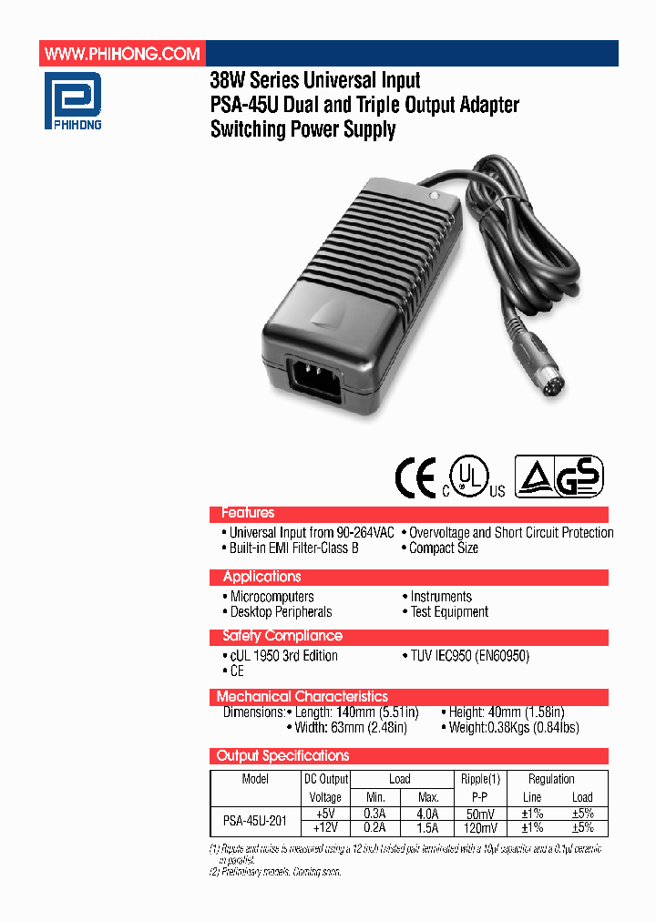 PSA-45U-201_4497352.PDF Datasheet