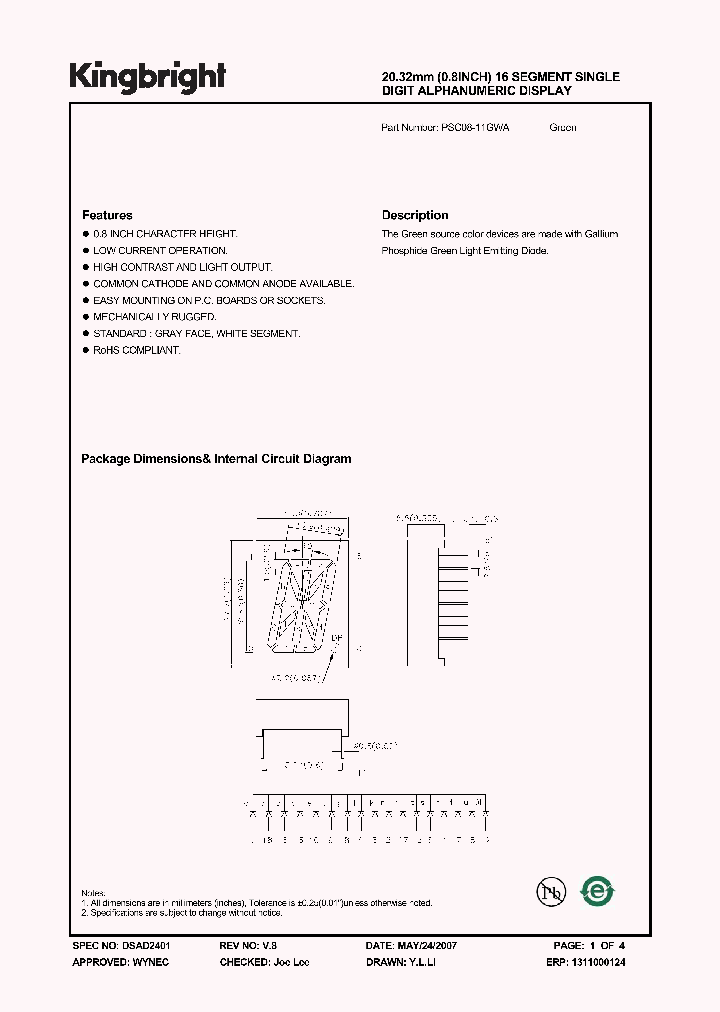 PSC08-11GWA_4246427.PDF Datasheet