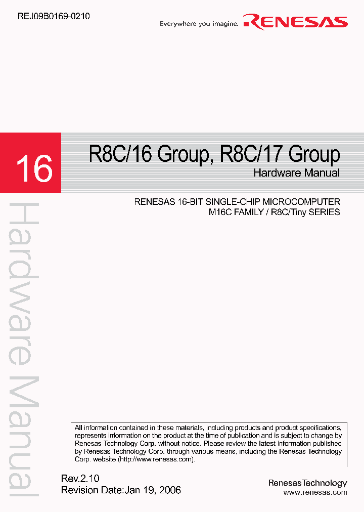 R5F21164DSP_4248392.PDF Datasheet