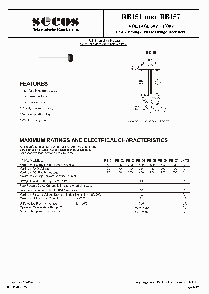RB151_4413740.PDF Datasheet