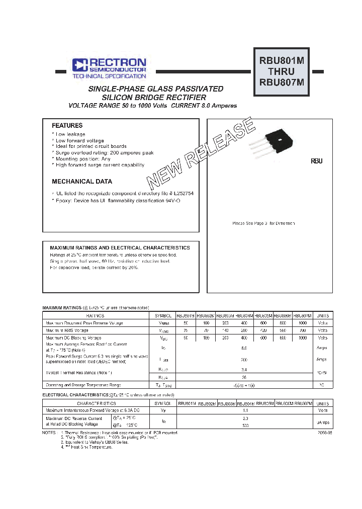 RBU801M_4574038.PDF Datasheet