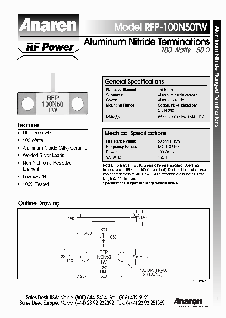 RFP-100N50TW_4221103.PDF Datasheet