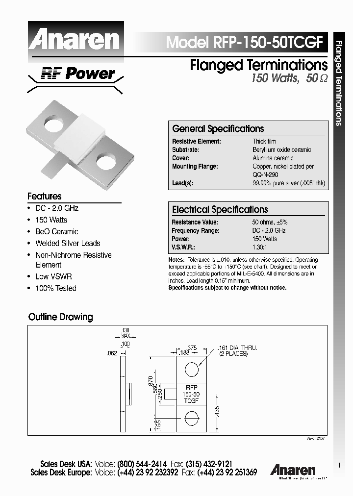 RFP-150-50TCGF_4918432.PDF Datasheet