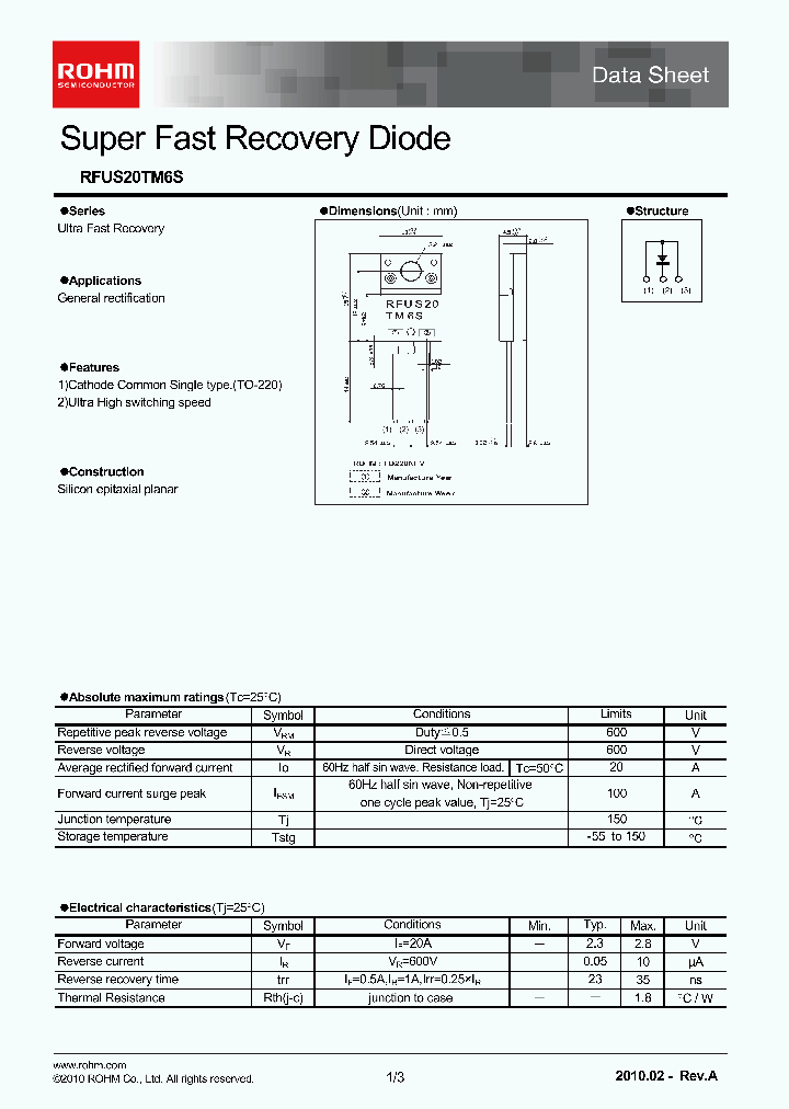 RFUS20TM6S_4781559.PDF Datasheet