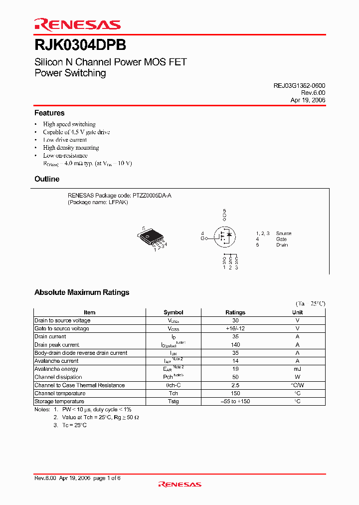 RJK0304DPB_4240954.PDF Datasheet