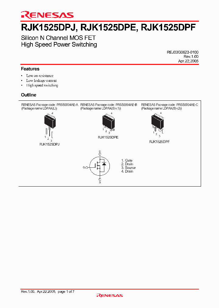 RJK1525DPE_4272640.PDF Datasheet