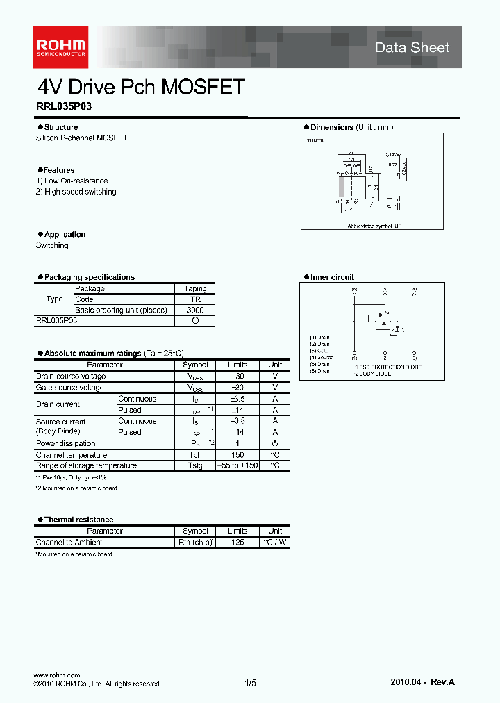 RRL035P03_4896105.PDF Datasheet