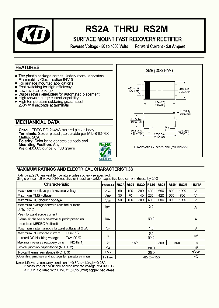 RS2J_4590204.PDF Datasheet Download --- IC-ON-LINE