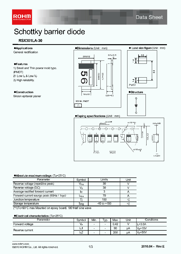 RSX301LA-3010_4876929.PDF Datasheet