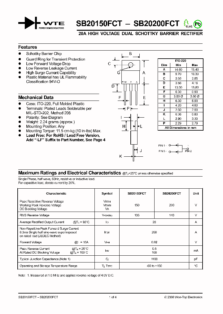 SB20200FCT_4680242.PDF Datasheet Download --- IC-ON-LINE