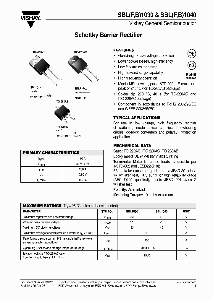 SBL1030HE345_4486426.PDF Datasheet