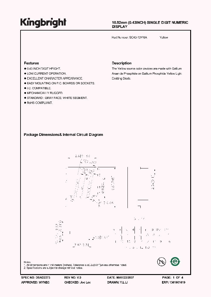 SC43-13YWA_4237909.PDF Datasheet