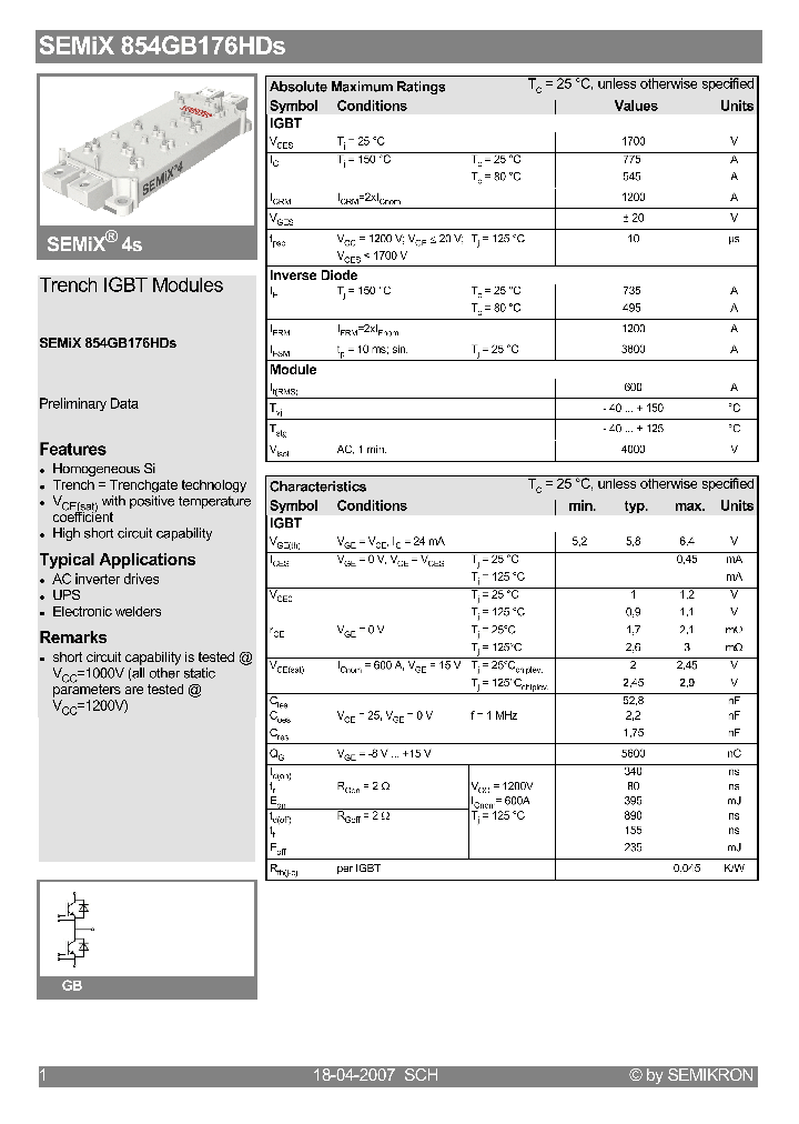 SEMIX854GB176HDS_4254496.PDF Datasheet