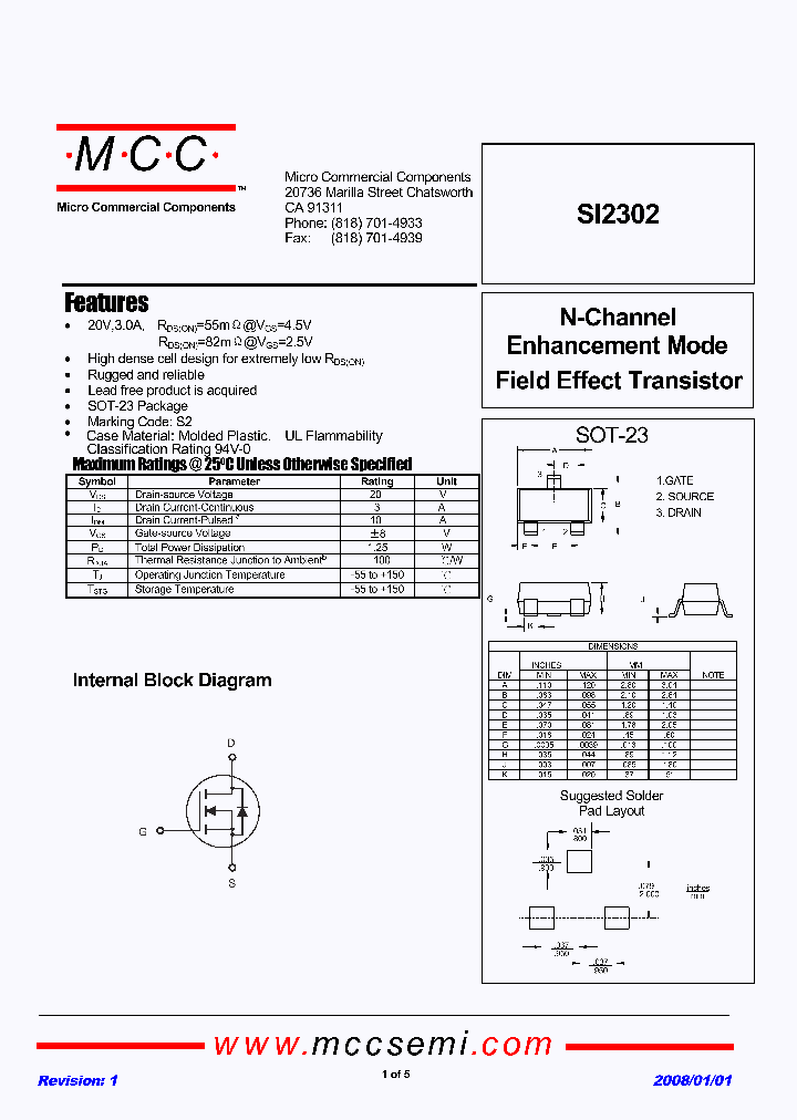 SI2302_4731042.PDF Datasheet