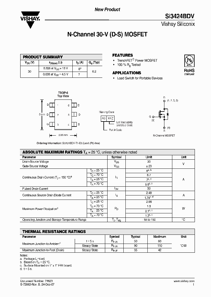 SI3424BDV-T1-E3_4266213.PDF Datasheet