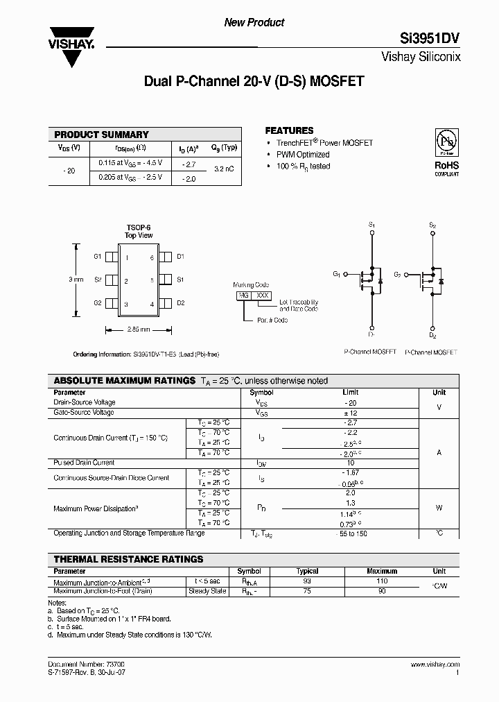 SI3951DV_4266880.PDF Datasheet