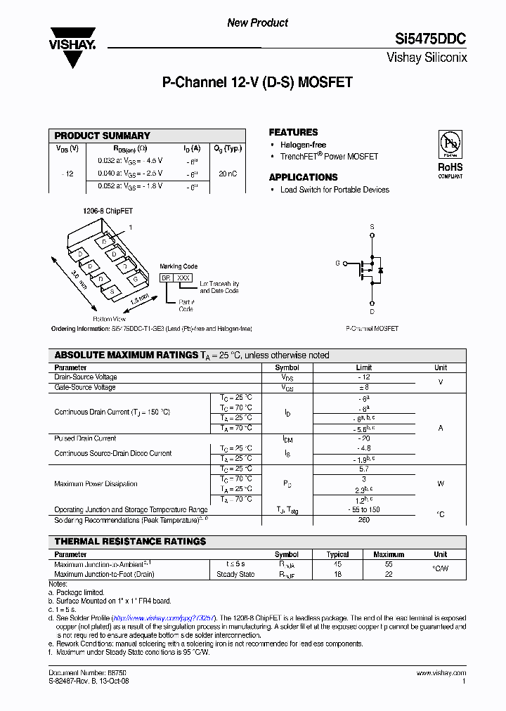 SI5475DDC_4363954.PDF Datasheet