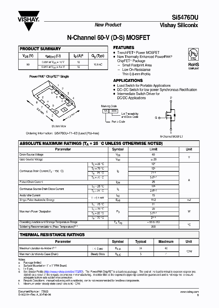 SI5476DU_4207980.PDF Datasheet