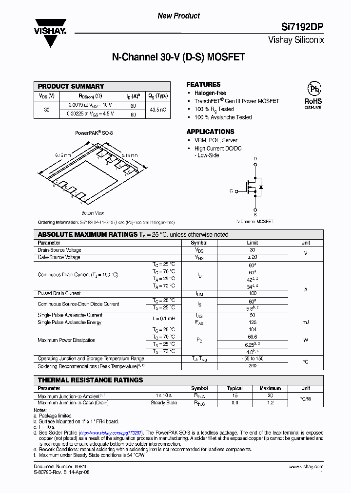 SI7192DP_4440705.PDF Datasheet