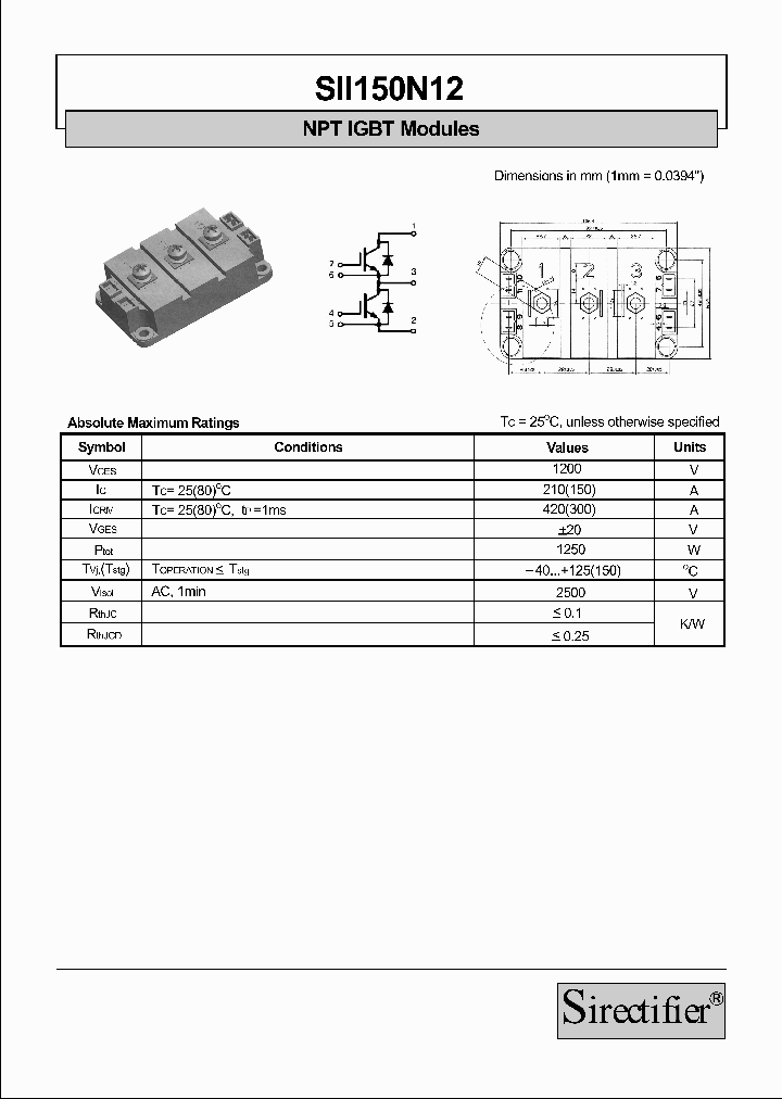 SII150N12_4231224.PDF Datasheet