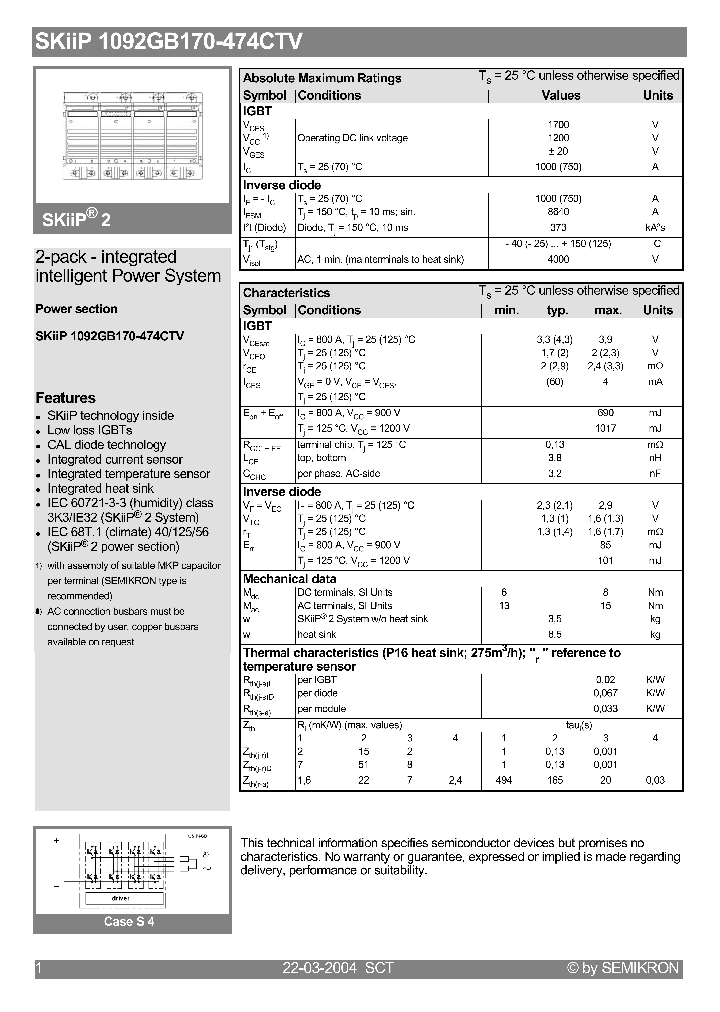 SKIIP1092GB170-474CTV_4465639.PDF Datasheet