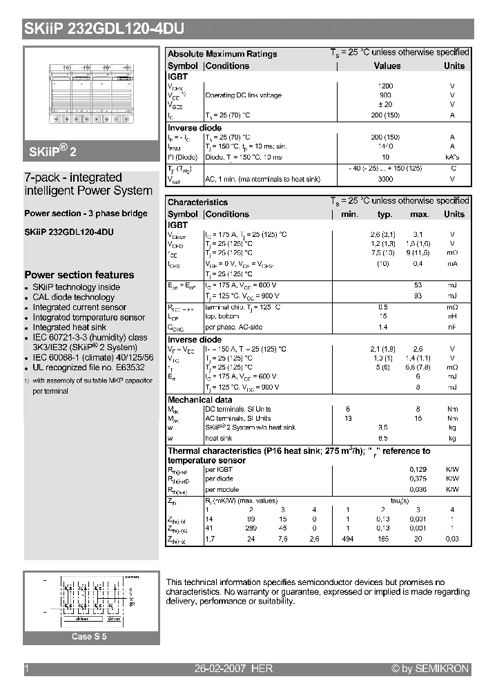 SKIIP232GDL120-4DU07_4199662.PDF Datasheet