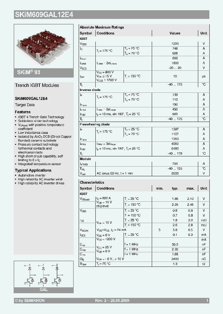 SKIM609GAL12E4_4565425.PDF Datasheet