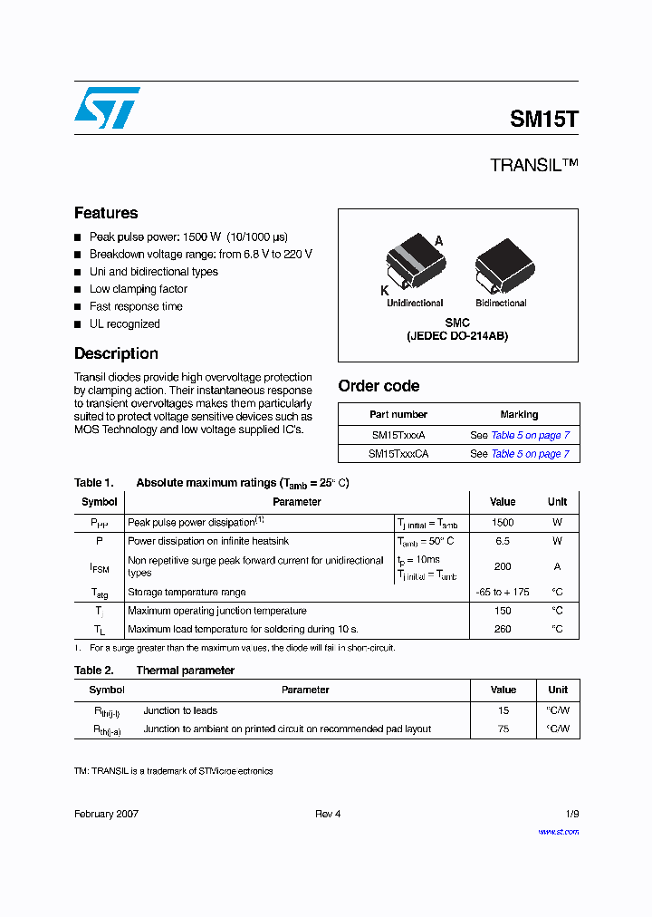 SM15T68A_4692298.PDF Datasheet