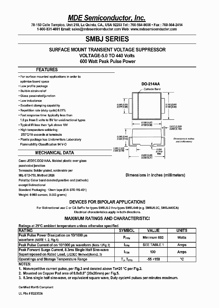 SMBJ350A_4502521.PDF Datasheet